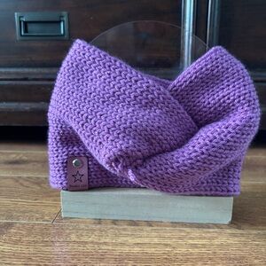 Purple Knit Headband